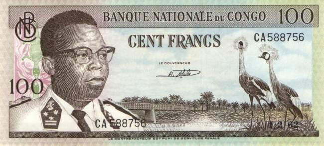 100 Francs 1.2.1962